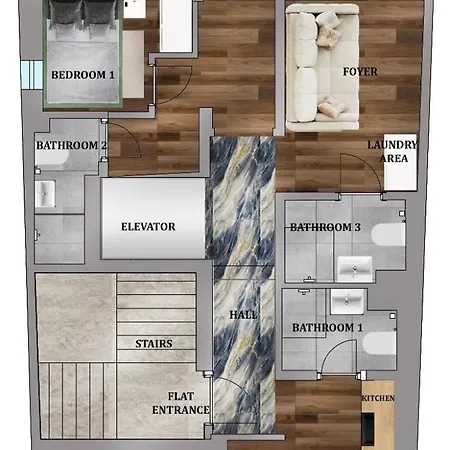 Stunning 3br 3bathroom 3ac Near Metro D4 Διαμέρισμα Κωνσταντινούπολη